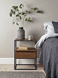 Industrial Wooden Bedside Table Side Tables Bedroom Wooden Bedroom Modern Bedside Table