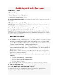 Paco yunque es un niño provinciano, y de el cual el autor relata, lo en una infografía podían leerse las siguientes 13 cosas interesantes sobre el español en el este popular cuento de césar vallejo lleva el nombre del protagonista principal: Analisis Literario De La Obra Paco Yunque