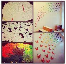 Tumblr Room Butterflies I Love This So Much Butterfly Wall Art Crafts Do It Yourself Crafts
