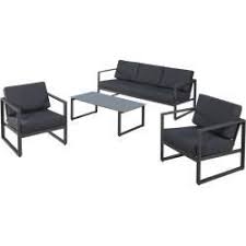 Garten Sofa Set Kentucky 1 Sofa 2 Sessel 1 Tisch Grau Danisches Bettenlagerdanisches Bettenlage Bettenlage Bettenlage In 2020 Furniture Nyc Furniture Sofa Set
