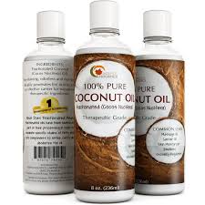 If your hair is dry or damaged, coconut oil serves as a great alternative to deep conditioner products. Coconut Oil For Fractionated Hair Growth And Skin Natural Massage Oil Antiaging Skin Moisturizer Oil For Dry Skin Coconut Oil For Skin Hair Oil For Dry Hair