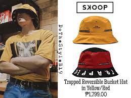 Sb19 Closet On Twitter 200724 Stellajero Twitter Icon Update Outfit Wearing Trapped Reversible Bucket Hat W Side A Design Yellow Side Anxious Embroidery W Japanese Translation Side B Red