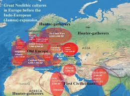 After The Ice Maps Of Early European Migrations European History Map European Map
