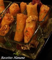 Mini Nems Aux Crevettes Et Legumes En Verrines Recettes By Hanane Nems Crevette Recette Nems Crevette Recette Nems