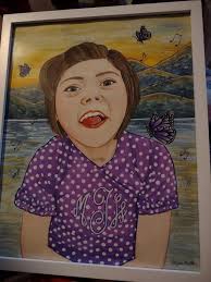 Watercolor gift for sister after loss