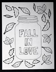 Staple multiple pages together to make a book for them to enjoy! Mason Jar Coloring Page Free Printable The Country Chic Cottage