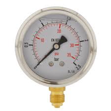Bourdon Pressure Gauges With Under-Connection | Tameson