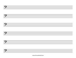 The second sheet is similar to the first but has a parchment texture on it. Blank Bass Clef Staff Paper Printable Sheet Music Pdf