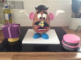Potato head will soon be a blank canvas. Toy Story Mr Potato Head Cake Little Hill Cakes