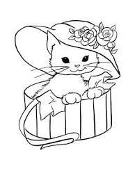 coloriage d un chat kittens coloring kitty animal pages star trek