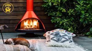 Duraflame Out Of Office In The Backyard