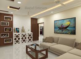 Drawing Room Show Case Wall Wall Shelves Wall Paneling Console Unit Beige Lounger Canvas Art Hall Interior Luxury Living Room Interior