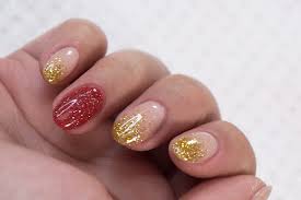 Introducing empress luxury press on nails. Glitter Ombre Nails With Gold Tips Tutorial For Dip Powder Dipwell