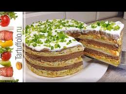 печеночный торт из куриной печени рецепт с фото пошагово Vkusnyj Zakusochnyj Tort Video Recept Vkusnyashki Zakuski Kulinariya