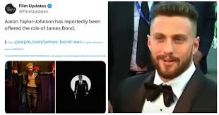 Aaron Taylor-Johnson may be the next James Bond and the internet was  shaken, not stirred