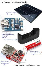 Plug your device into the cord coming. Diy Solar Panel Power Bank Trial For Home Solar Power Diy Solar Panel Solar Power Diy Diy Solar