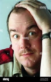 TV presenter Jack Docherty February 1998 Stock Photo