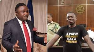 Ben ayade, at the cross river government house, in calabar. I Think Agba Jalingo Should Be Released Governor Ben Ayade Says As He Denies Ordering The Journalist S Arrest