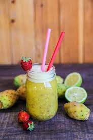 This spiced pear smoothie recipe is super tasty and easy to make. Prickly Pear Lemonade Little Sunny Kitchen
