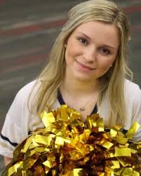 Time for another team member introduction! ~~~~~~~~~~~~~💙💛~~~~~~~~~~  Name: Colleen Welch Hometown: Burlington, MA Major: Business management  Position: Back spot What's is your why for cheer: My why is because my  first year