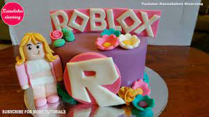 Life s sweet roblox birthday cake. Easy Roblox Girl Character Player Birthday Cake Design Ideas Decorating Tutorial At Home Youtube