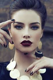 Blue eyed people possess supernatural. Dark Lips Image 2320304 On Favim Com