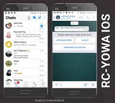 On your ios device, enter the app store and search for yowhatsapp. Download Whatsapp Mod Ios 12 Terbaru Rc Yowa V 7 70 Di Semua Android Firman Inside