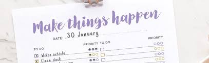 cute free printable to do list with space for doodles