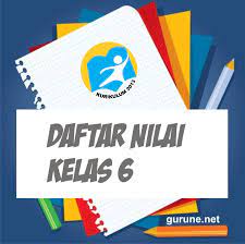 Daftar nilai kelas 2 semester 1. Buku Daftar Nilai Kelas 6 Sd Mi K 13 Revisi Lengkap Semester 1 Dan 2 Gurune Net