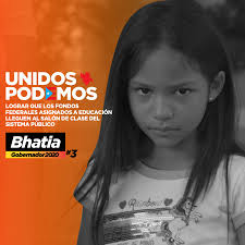 UnidosPodemos lograr que a nuestros estudiantes del sistema de educación  pública se le brinden las herramientas necesarias para que tengan más  oportunidades de progresar. ¡Por todos, para todos, con todos!