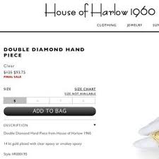 Diamond Hand Piece Ring Bracelet