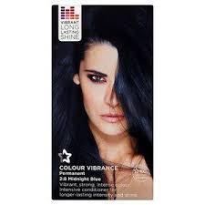Superdrug Vibrance Midnight Blue 2 8 Midnight Hair Permanent Hair Dye Superdrug