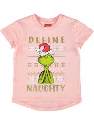 Find long sleeve or short sleeve styles with seasonal designs as well as graphic tees for any time of. Toddler Girls The Grinch T Shirt Best Less Online