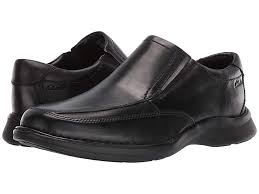 Clarks Kempton Free Men S Shoes Black Leather Muzhskie Botinki