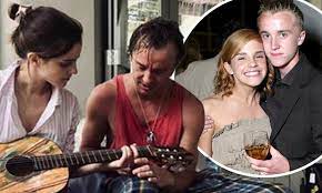 Emma Watson Reunites With Harry Potter Co Star And Onetime Crush Tom Felton In South Africa Daily Mail Online