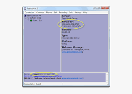 After you go to connections and the connect. Teamspeak 2 Server Ip Teamspeak 2 Hd Png Download Kindpng