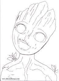 Beautiful baby groot coloring page free. Groot Coloring Pages Coloring Home