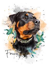 At artranked.com find thousands of paintings categorized into thousands of categories. Custom Watercolor Pet Portrait In Simple Style Fabolynart