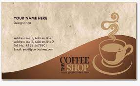4 Business Card Templates For Coffee Shops Coffee Shop Cool Business Cards Business Cards Creative