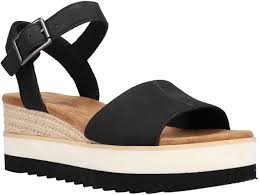 Buy TOMS Womens, Diana Sandal, Black Leather, 6.5 at Amazon.in