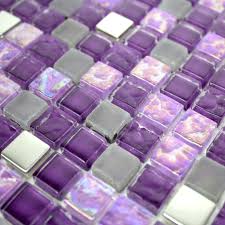Le meilleur rapport qualité prix ! Mosaique Salle De Bain Et Mosaique Mur Harris Violet