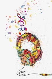 Painted Headphone Music Material Painted Hand Painted In Riotous Profusion Png Transparent Clipart Image And Psd File For Free Download Music Notes Art Music Wallpaper Music Drawings