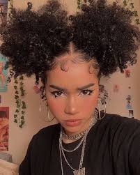 It's a popular protective style among the naturalistas. Meninas Tumblr Natural Hair Styles Easy Curly Girl Hairstyles Natural Hair Styles