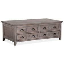 The bottom is open and has plenty of space for storage, or display items. Belfort Select Paxton Place Lift Top Storage Cocktail Table With Casters Belfort Furniture Cocktail Coffee Tables