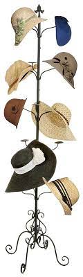 5 Tier Clothing Rack For Hats Floor Standing 31 Total Hooks Black Diy Clothes Rack Hat Organization Diy Hat Rack