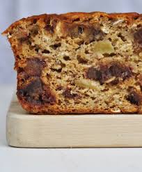 The cake is really moist, perfectly spiced, and studded with tender pieces of fresh apple. Apple Date Banana Bread Anja S Food 4 Thought