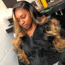 Black And Blonde Sew In Hairstyles Pin By Angel Mitchell On Sew Ins Hair Styles Natural Hair Styles Long Hair Styles