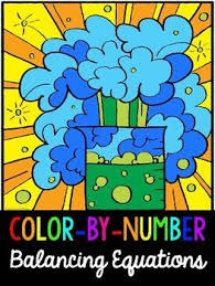 Have Your Students Practice Balancing Equations With This Engaging Color By Number Worksheet Use This As A Rei Balancing Equations Equations Chemical Equation