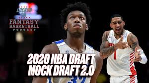 2020 Nba Draft Mock Draft 2 0 Lamelo Ball At 1 James Wiseman Youtube