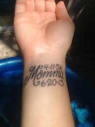 Small wings remembrance tattoo for mom. Tattoo Wrist Mom Momma Ink Tat Memorial Wrist Tattoos For Women Wrist Tattoos Tattoos
